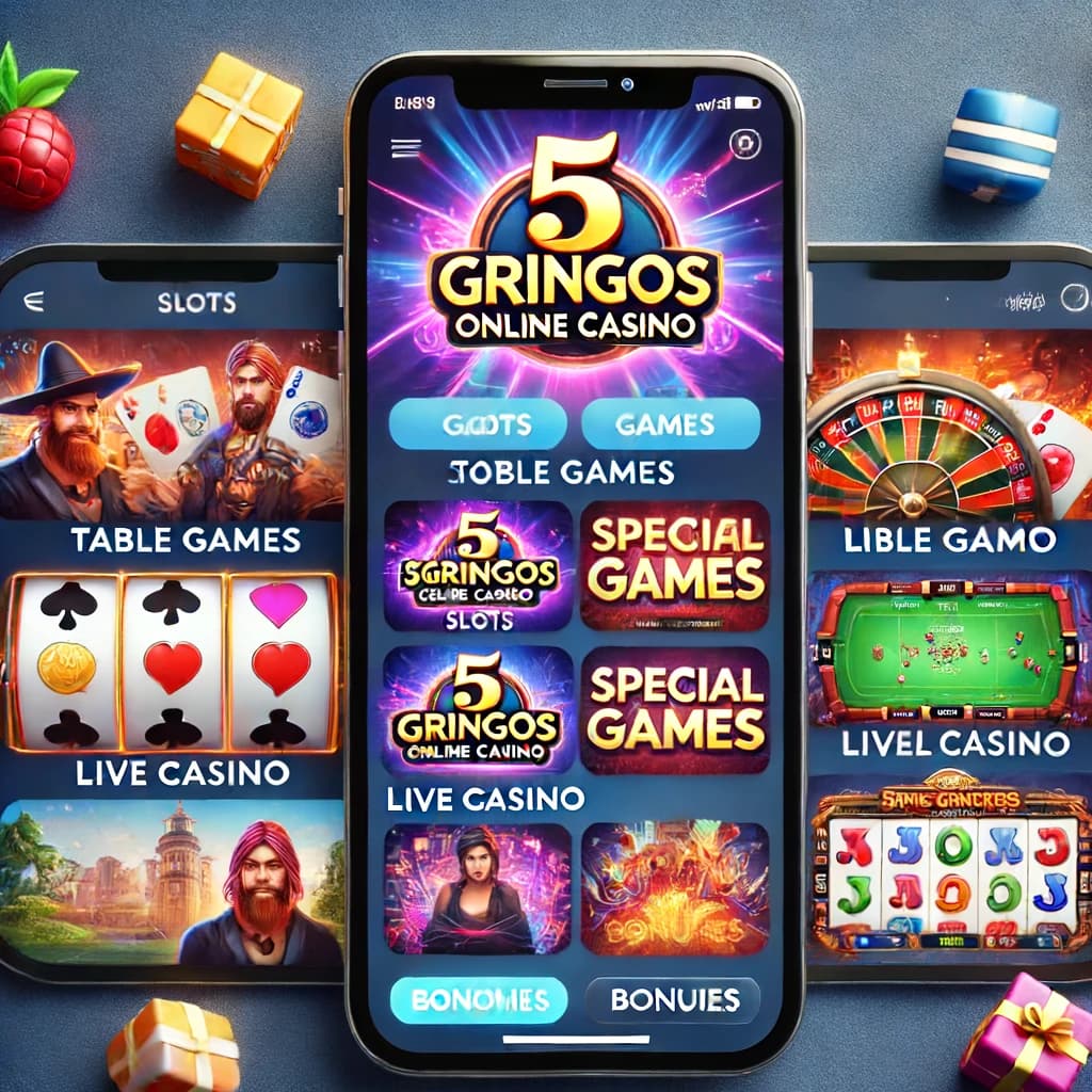 Juegos Móviles en 5gringos Online Casino