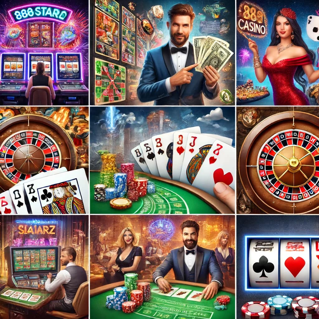 Juegos en el casino online 888starz